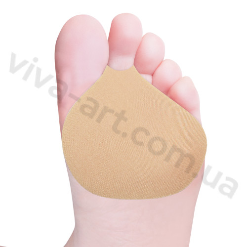 Подушечка из геля под плюсну в ткани, размер на выбор, пара.